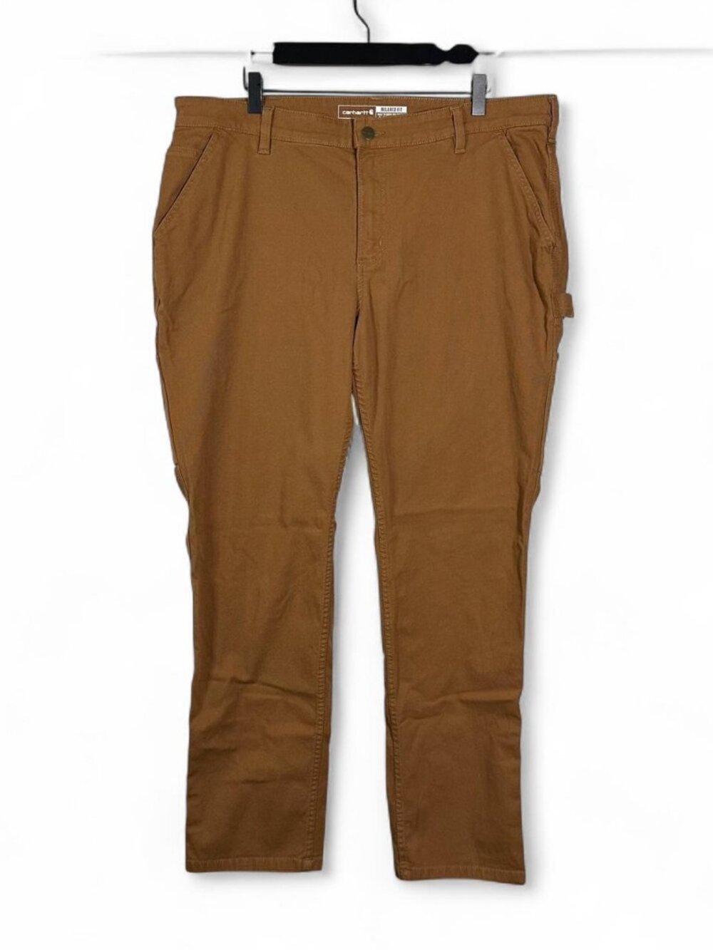 Carhartt Rugged Flex Canvas Utility Work Pants in Carhartt Brown